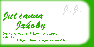 julianna jakoby business card